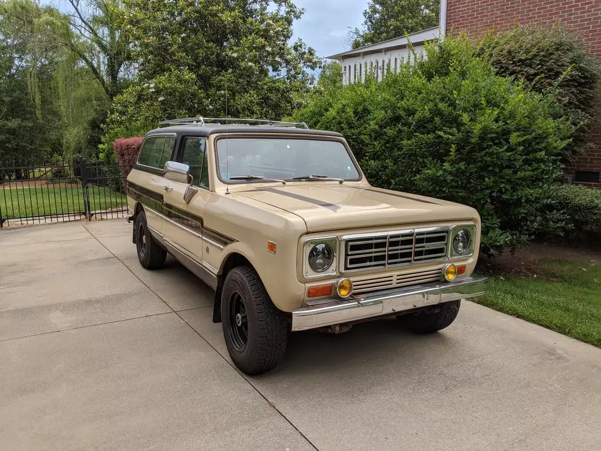 1977 international scout ii brown 4wd automatic traveller