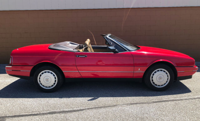 1989 cadillac allante pininfarina convertible soft hard top 77k miles
