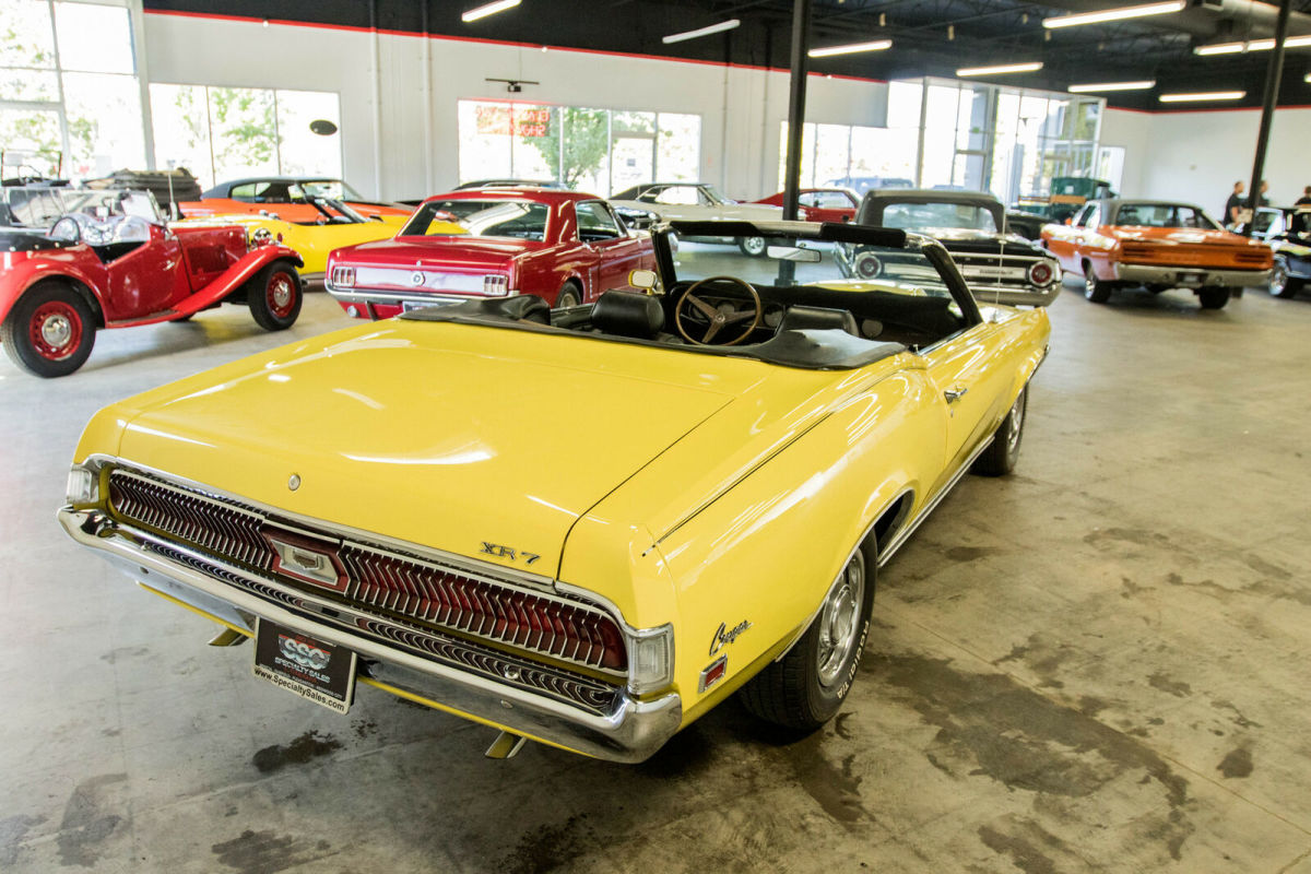 1969 mercury cougar 59818 miles spring cougar yellow convertible