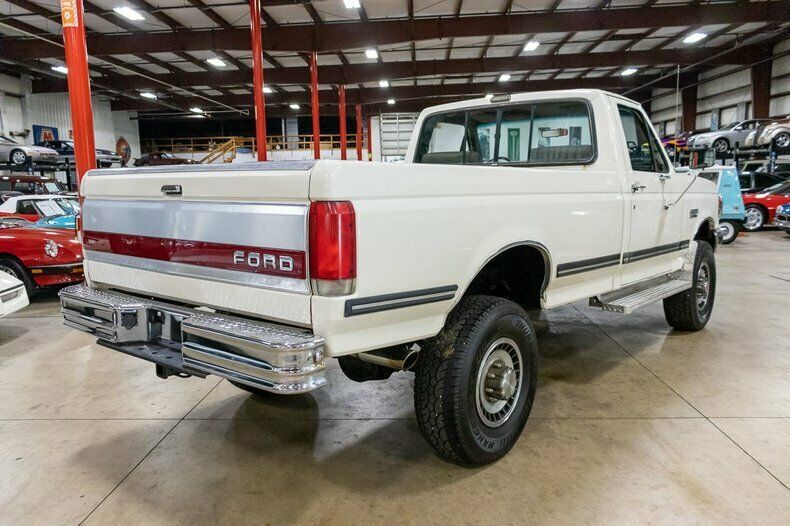 1990 ford f350 xlt lariat 7308 miles ford white pickup truck 7.5l v8 5-speed man