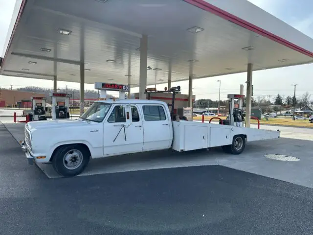 1979 dodge d30 / d300 ramp truck car hauler rollback tow truck pickup d100 wagon