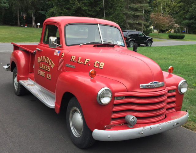1952 chevy fire house pick up - 6,147 original miles