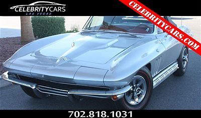 1965 chevrolet corvette sting ray convertible roadster 327 v8 a/t side pipes