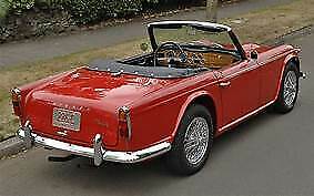 beautifully restored 1965 triumph tr-4,all rust removed, engine, tranny rebuilt