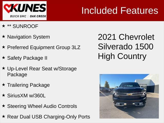 2021 chevrolet silverado 1500 high country