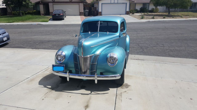 1940 ford deluxe coupe. flathead v8. metal ford body