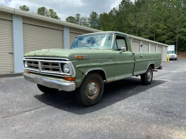 1969 ford f-250 ranger pickup truck bumpside with 1972 grill