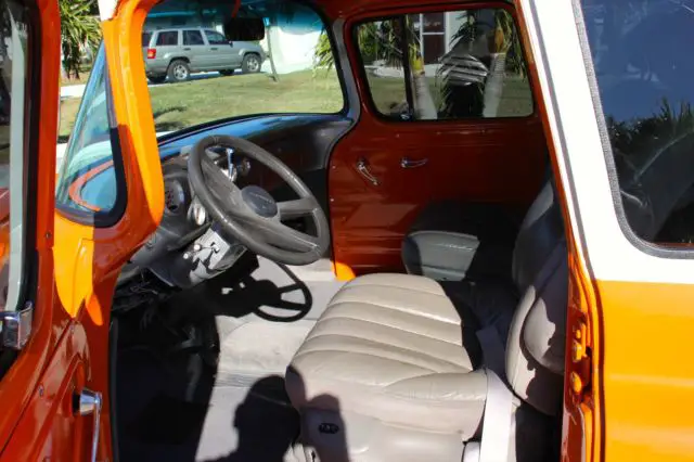 1958 chevrolet apache suburban / delivery custom car- street rod
