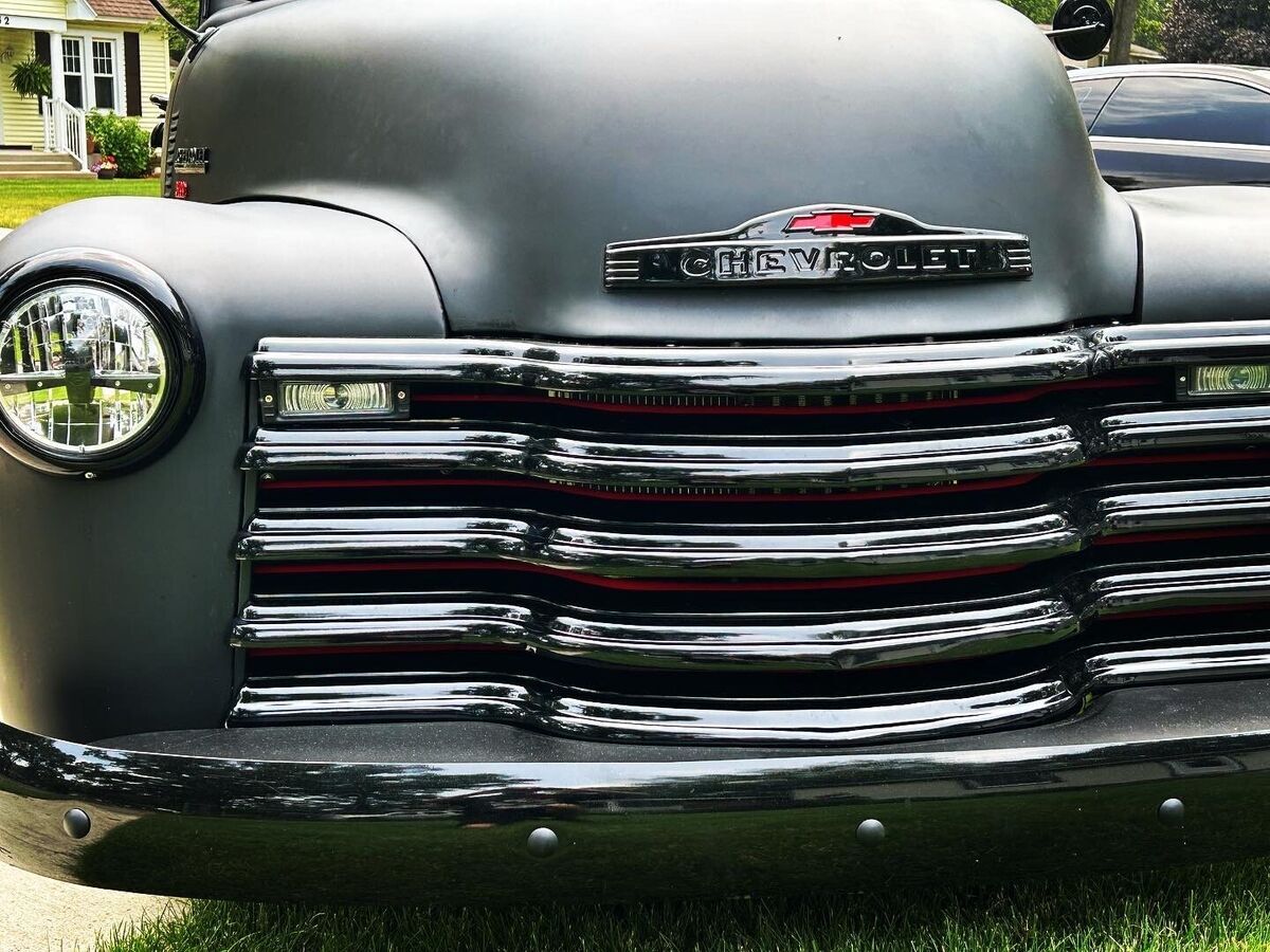 1949 chevrolet 3100 pickup black rwd automatic custom