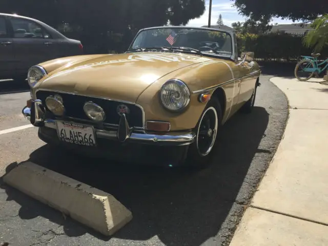 1972 mg mgb - over-drive transmission - nice original cond - california car