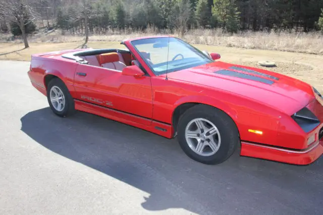 1989 chevrolet iroc z camaro convertible
