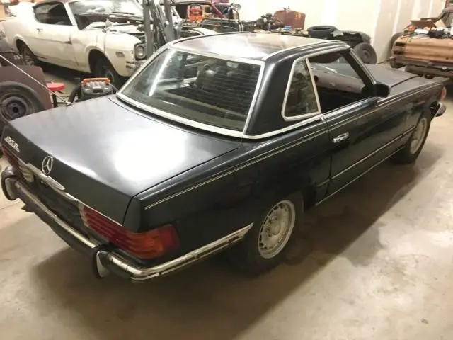 1972 mercedes benz 450sl roadster - rare 1971 production black w/tan 4.5l v8