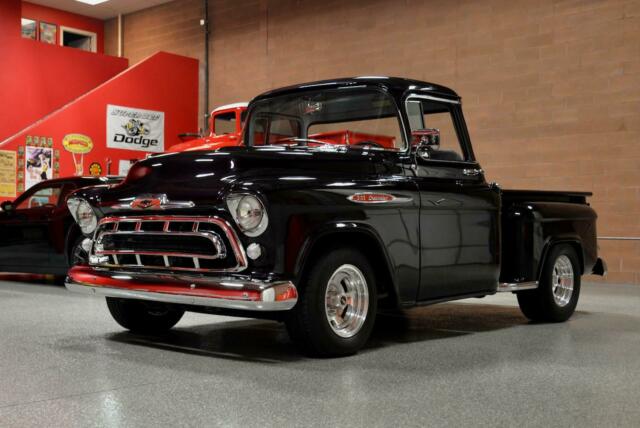 1957 chevrolet 3100 stepside pickup big window 'blown' 406ci th400 ps pb ac wow!
