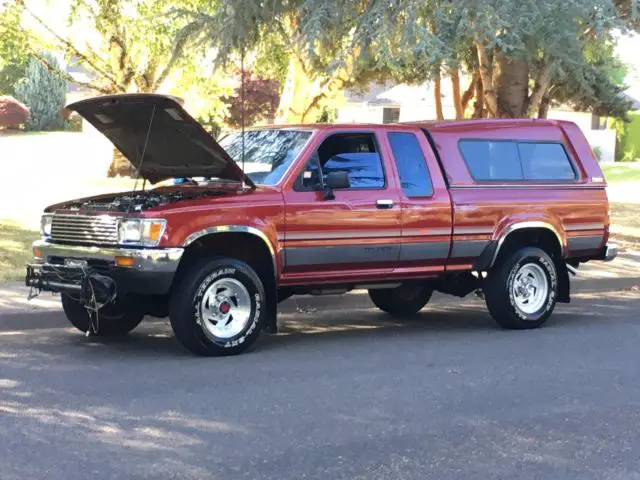 1991 toyota pickup extra cab sr5 4x4 v6 5 speed low 129,000