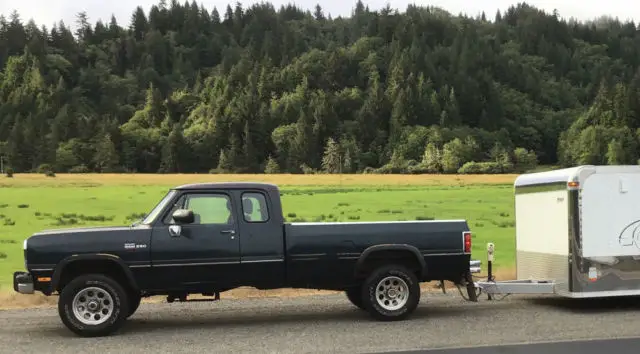 1992 dodge diesel pickup w250 club cab 4x4