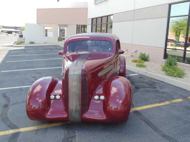 1936 pontiac all steel custom street rod three window coupe