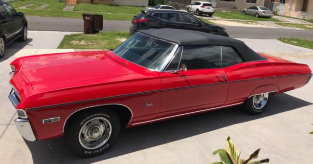 no reserve mint !!!1968 impala convertible big block 454 a/c car show winner