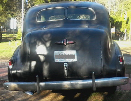 1940 black buick limited touring sedan w/dual side mounts--runs & drives great