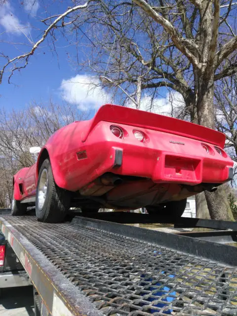 1976 stingray corvette 350/350 ac car real barn find runs drives see description