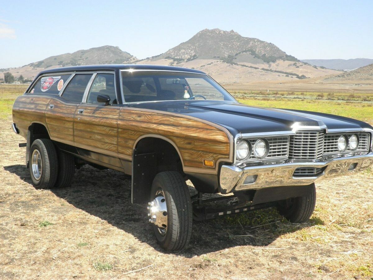 1972 ford country squire camper special dually one ton pickup station wagon