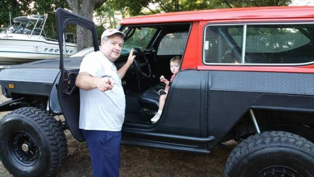 ih scout rock crawler super heavy duty custom climber jeep humvee convertible