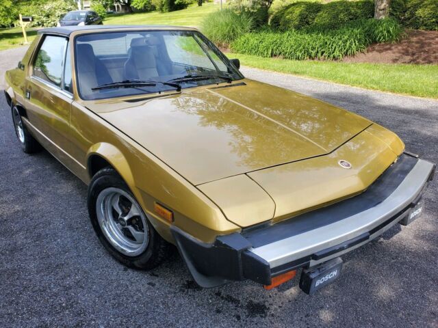 1979 fiat x 1/9 convertible brown rwd manual 2 seat