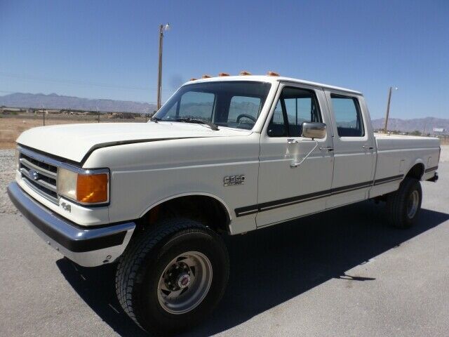 1990 ford f350 crew cab 4x4 arizona truck dry as a bone