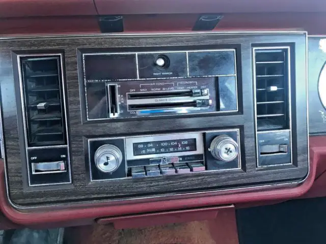 1977 vintage buick lesabre cherry interior 2d low miles