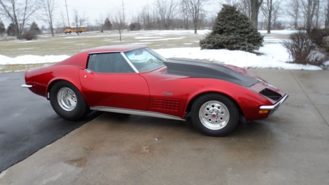 72 corevette pro street 427, 4 speep, t tops