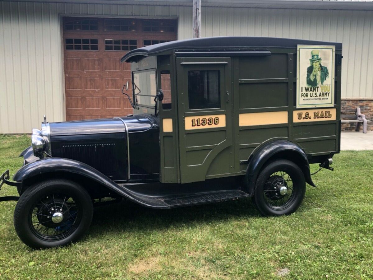 ford model a u.s. mail truck, collector cars, antique