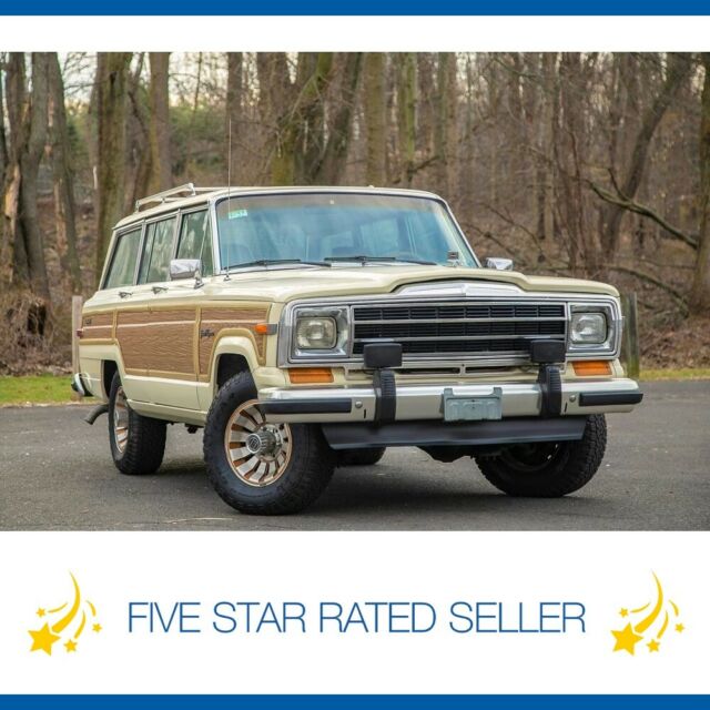 1987 jeep grand wagoneer 4x4 woody classic 143k mi carfax collectible v8