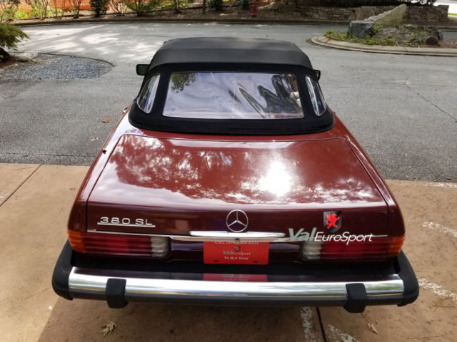 rare classic 1984 mercedes benz 380sl convertible 2 tops all records