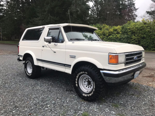 1990 ford bronco xlt 88k original miles no reserve rust free