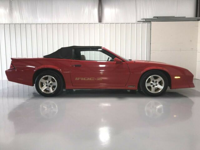 iroc z28 convertible with leather, five speed with 50,042 actual miles