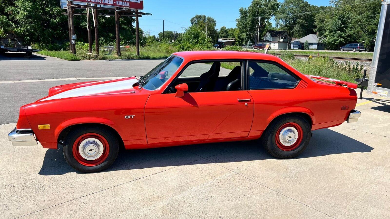 1975 chevrolet vega 8 cyl engine coupe