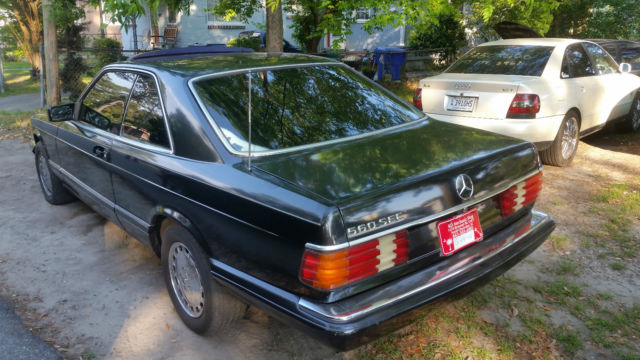 1988 classic mercedes benz 560sec coupe ---good shape --hard to find!!!