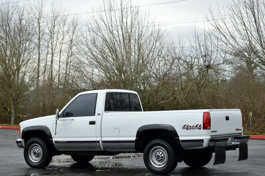 1993 gmc sierra k2500 4wd single cab long bed pickup sle 7.4 454 v8 only 60k!!!!