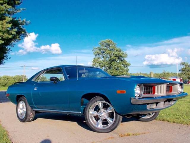 1974 plymouth barracuda cuda 84,600 miles 360, pistol grip 4-speed