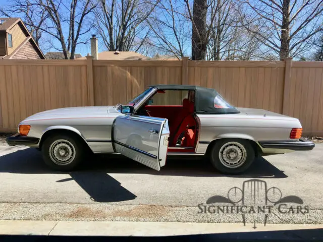 1978 mercedes-benz 450 sl - great color combo! pristine with low miles!