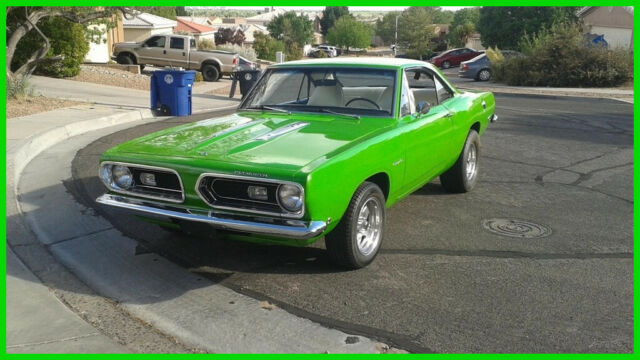 1968 plymouth barracuda notchback 440ci 727 torque flight autom. 500 rebuild mi