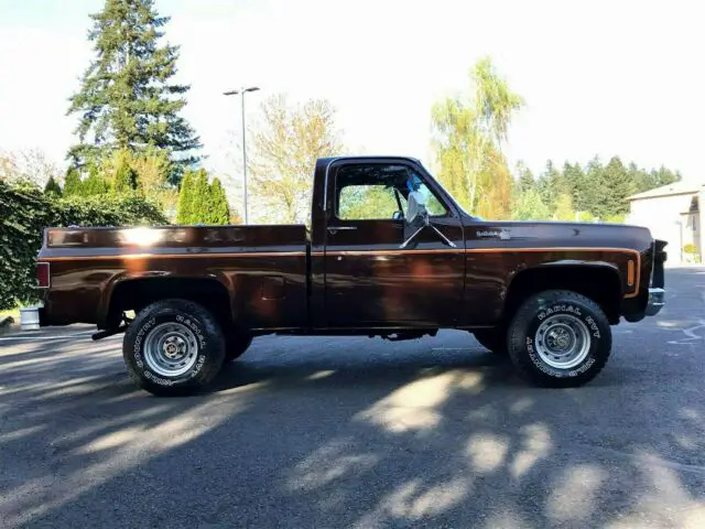 1979 chevy scottsdale k10 4x4 reg cab short bed 350 v8 only 52k miles 2nd owners