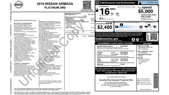 2019 Nissan Armada