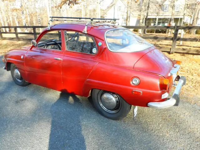 1969 saab 96 v4 coupe, 4 speed ... lots of history and service records