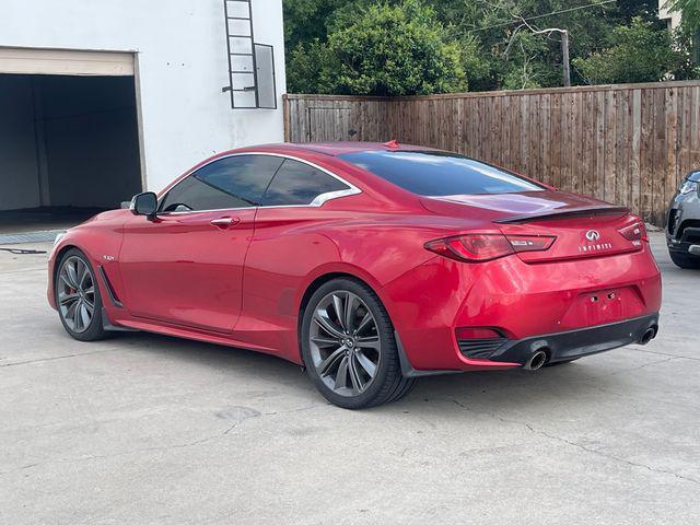 2018 infiniti q60 3.0t red sport 400