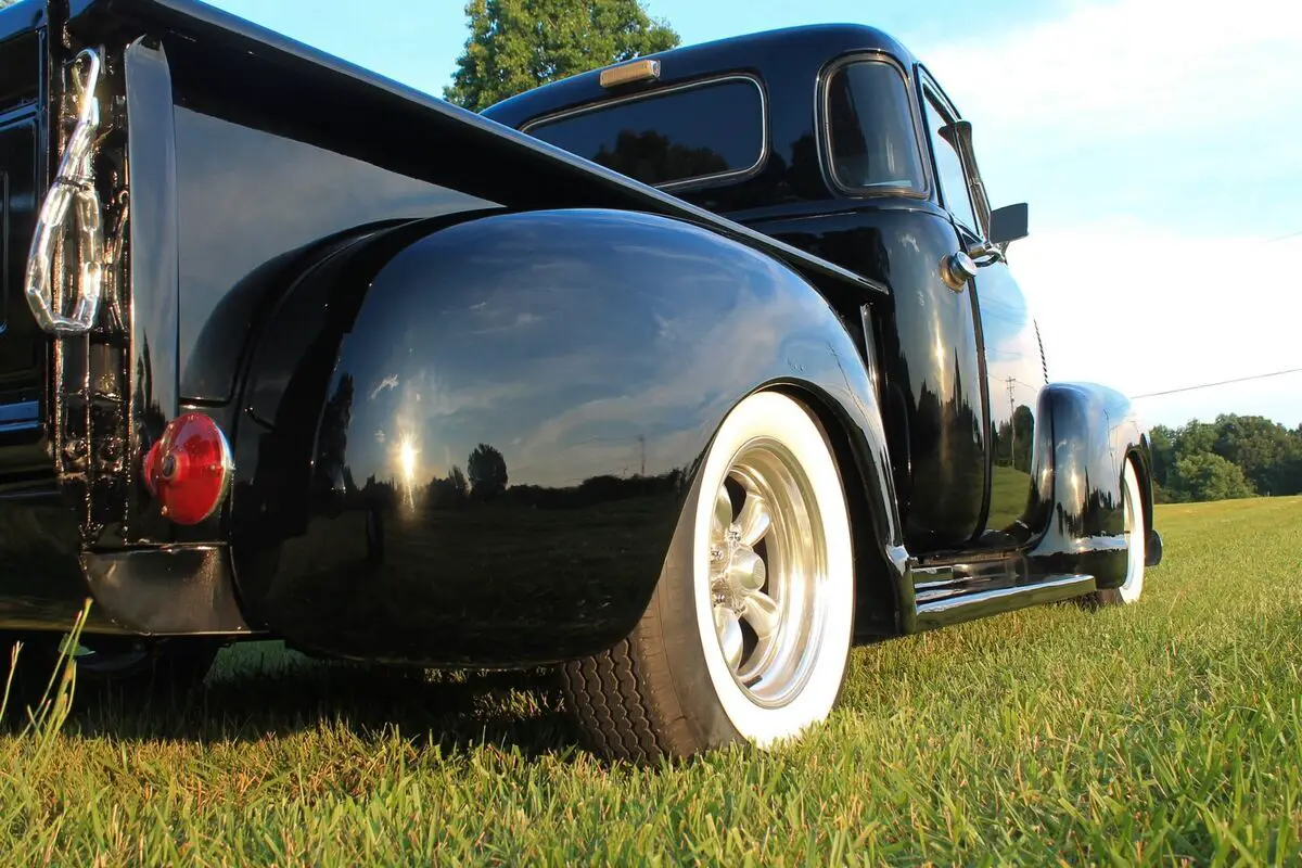 1954 chevrolet 3100 pickup black rwd manual 5 window