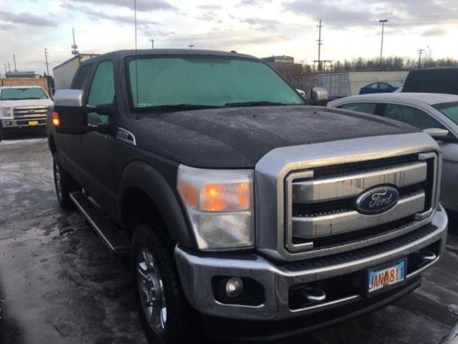 2015 ford f-250 super duty lariat 4x4 lariat 4dr crew cab 8 ft. lb pickup for sale in anchorage, alaska