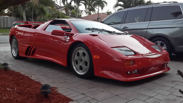 lamborghini diablo roadster custom tube chassis, new ls1 v-8 vertical (replica)