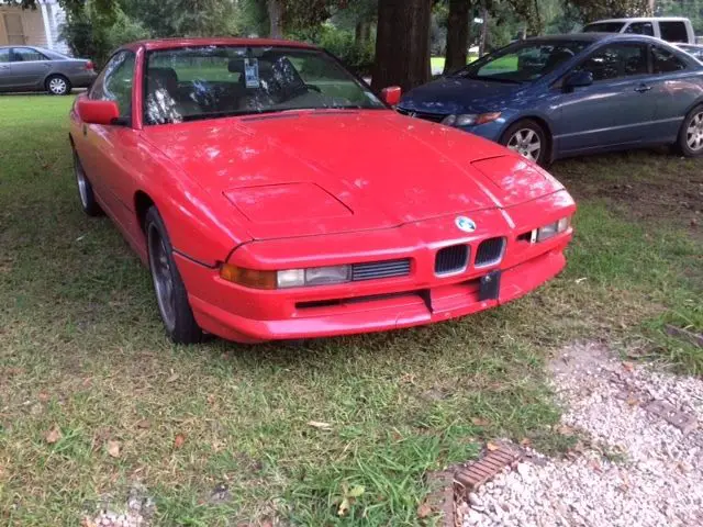1992 bmw 850i v12 6 speed manual red coupe