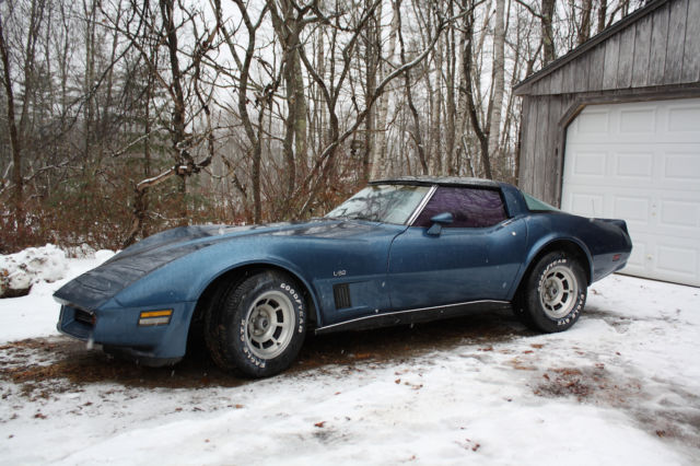 1980 corvette (l82 all original low miles no reserve)(needs some restoration)