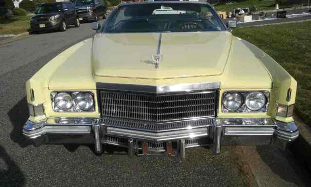 1974 cadillac eldorado convertible low miles great condition
